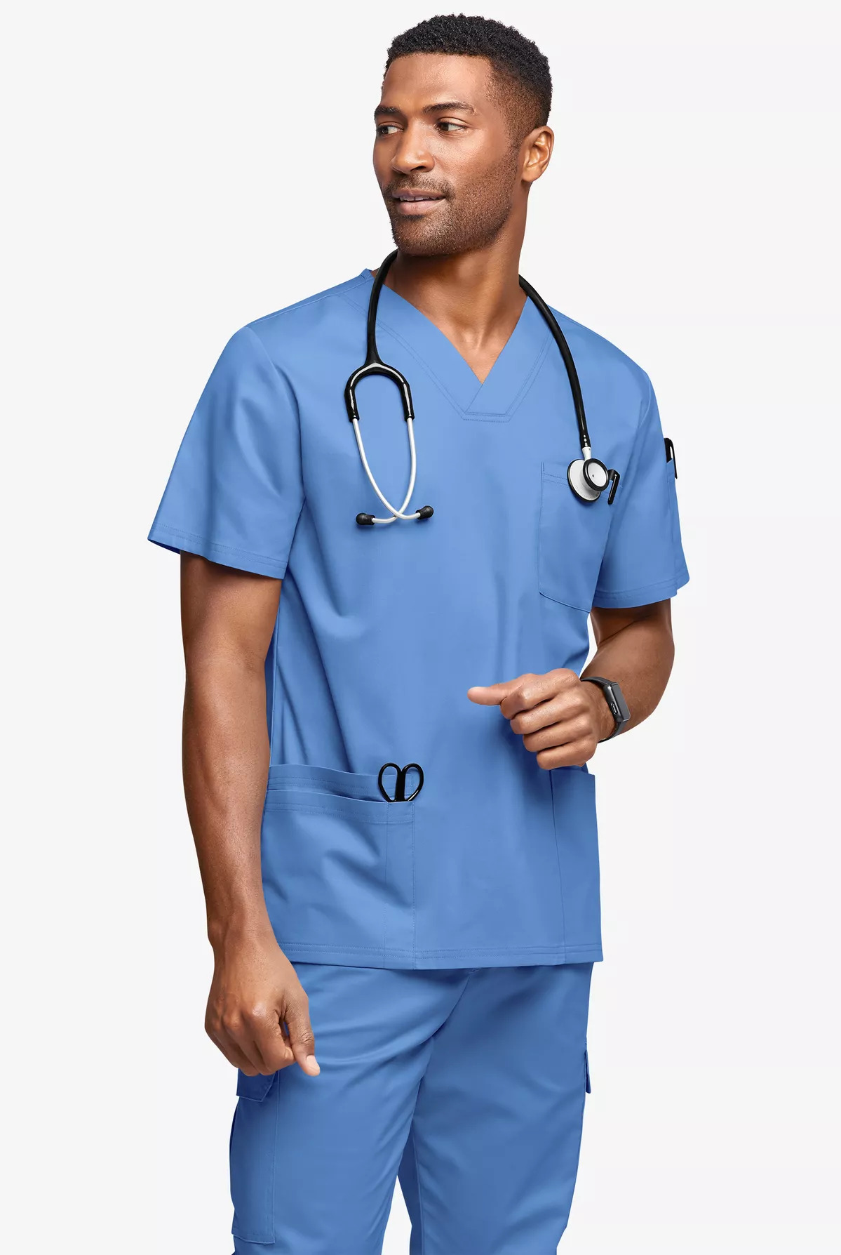 Tunique médicale homme col V Classique